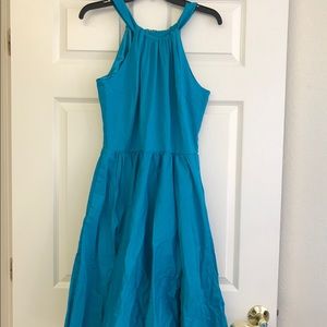 Pinup Couture Harley Dress in Bright Blue